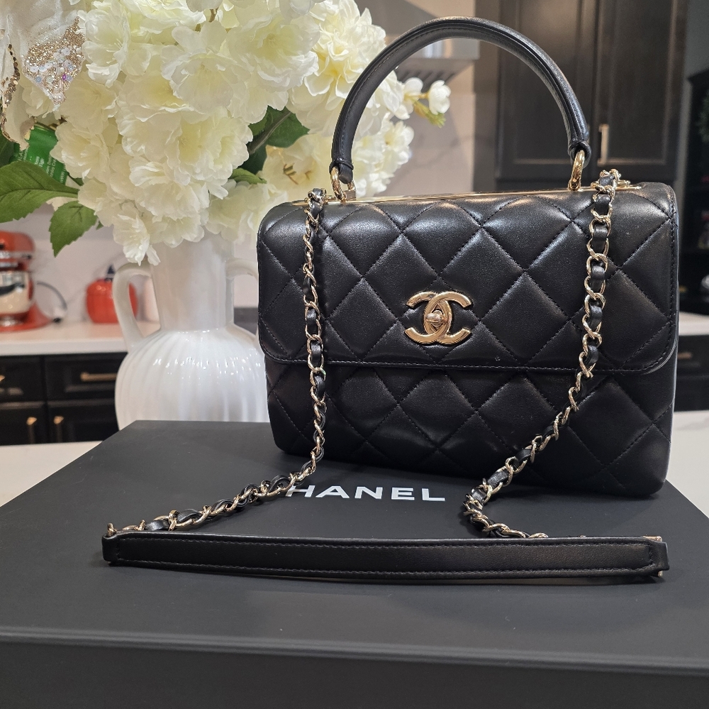 Chanel Small Trendy CC top handle flap bag